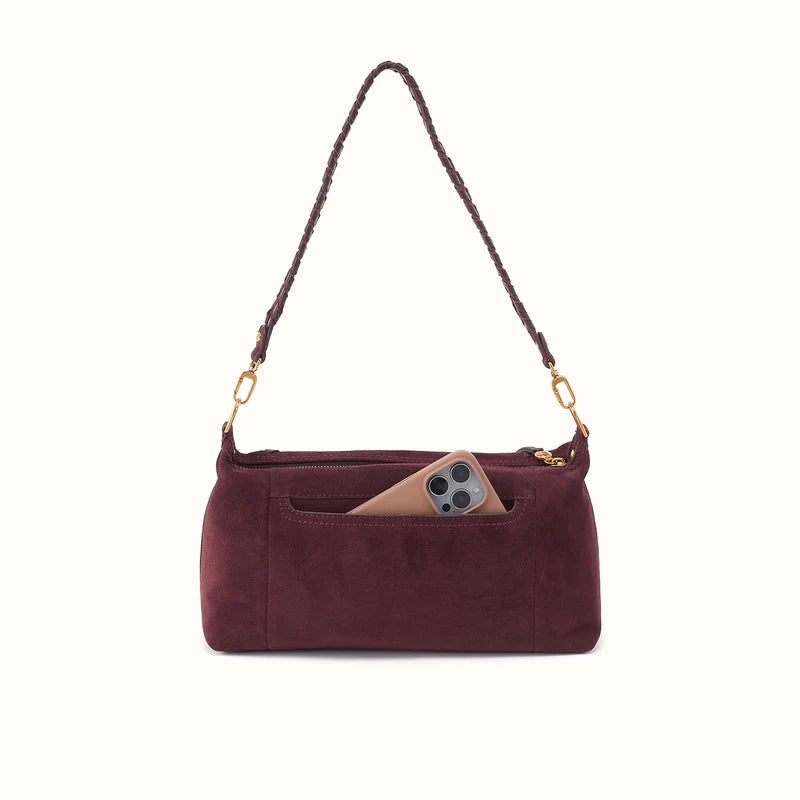 hobo darcy shoulder bag women's | dark cherry