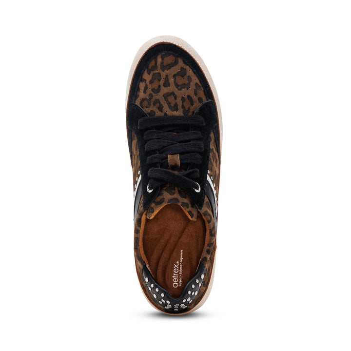 aetrex tess women's | leopard
