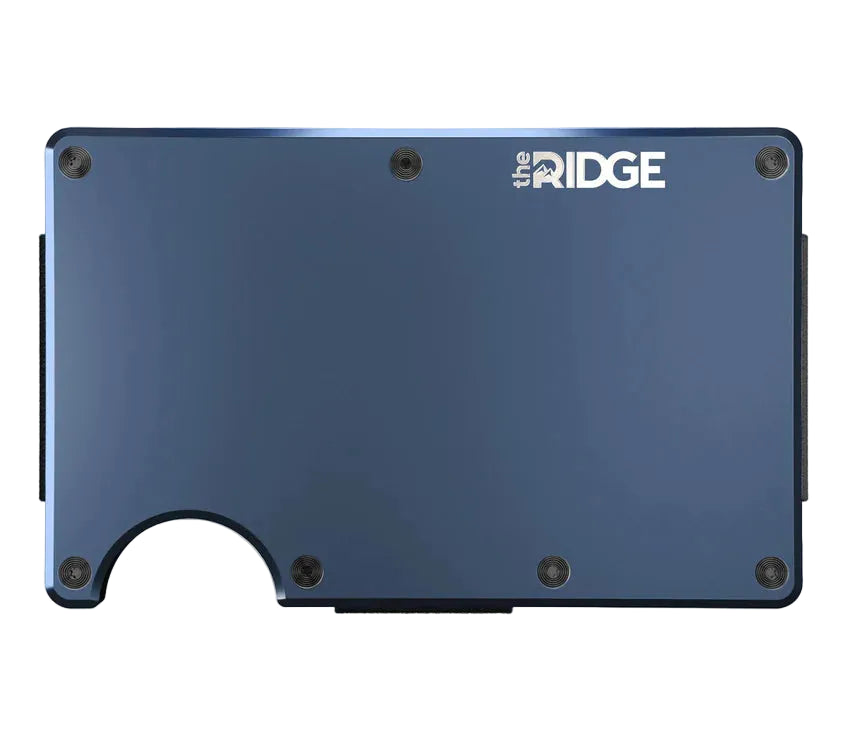 ridge wallet aluminum - money clip | alpine navy