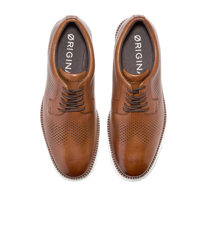cole haan originalgrand 2.0 skyweave oxfords men's | british tan white