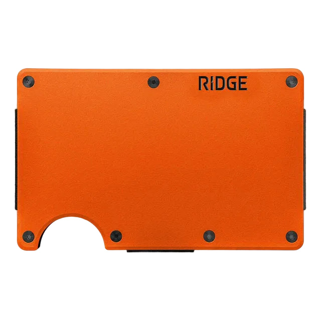 ridge 2.0 cash strap wallet | basecamp orange