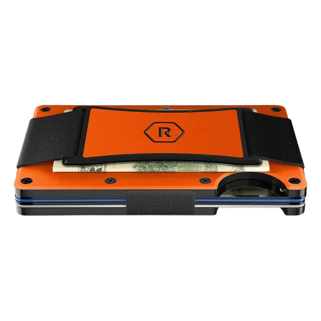 ridge 2.0 cash strap wallet | basecamp orange