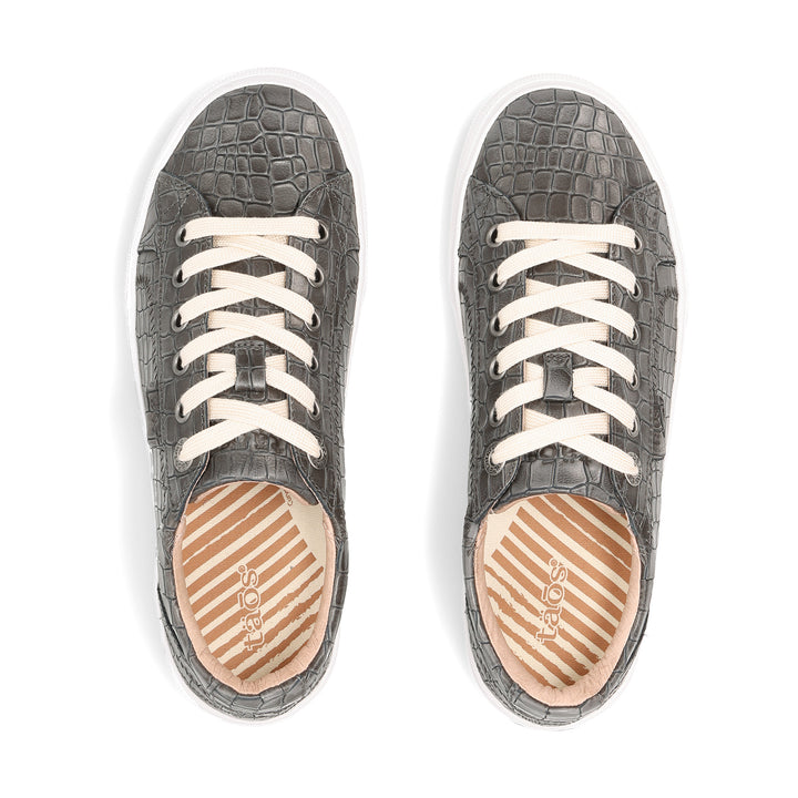 taos plim soul lux women's | dark grey croco