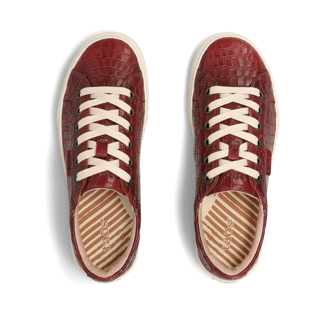 taos plim soul lux women's | red croco