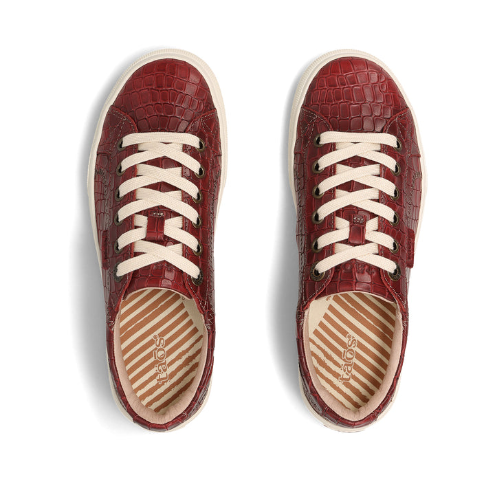 taos plim soul lux women's | red croco