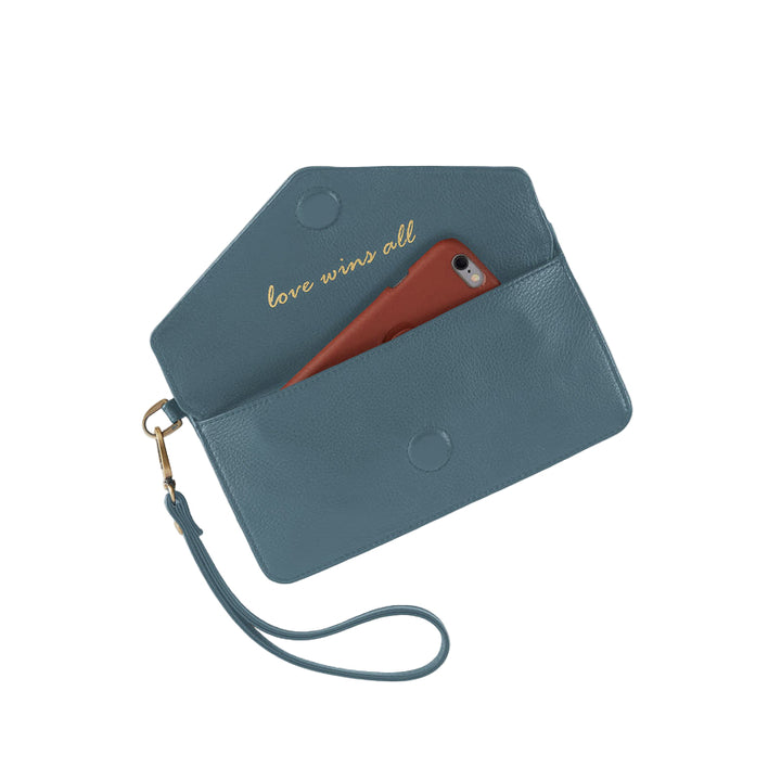 hobo goldie wristlet women's | agave leaf