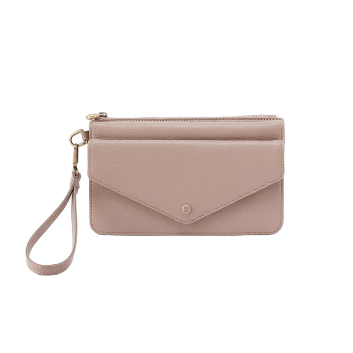 hobo goldie wristlet women's | warm adobe