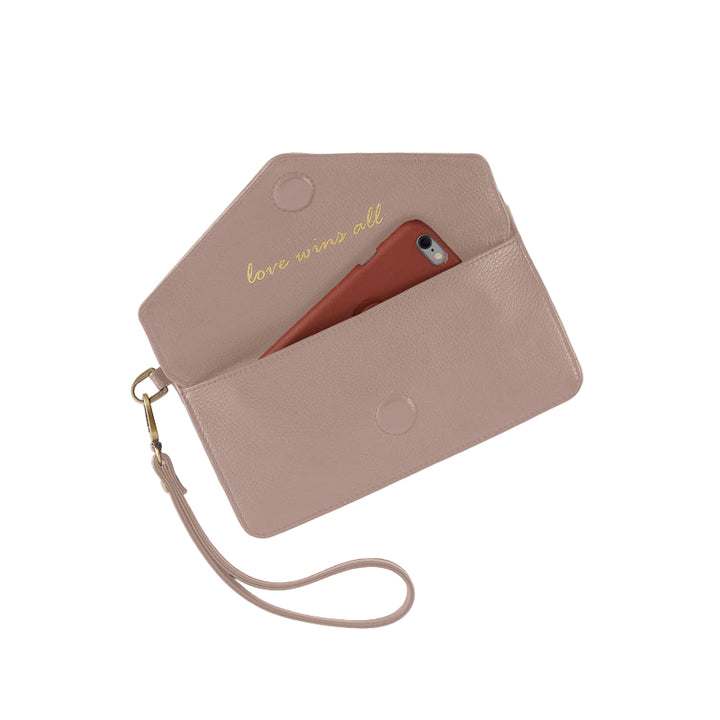 hobo goldie wristlet women's | warm adobe