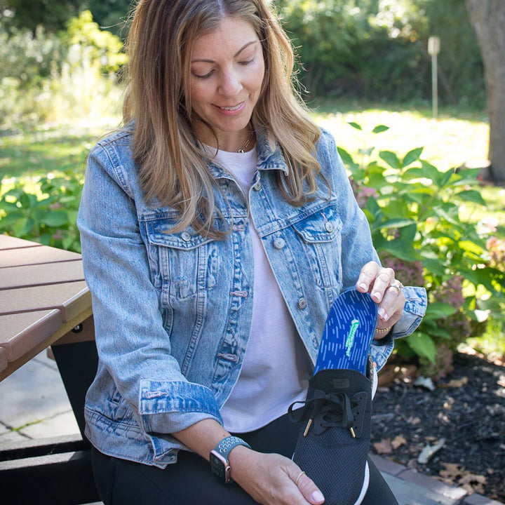 powerstep pinnacle high insoles | green