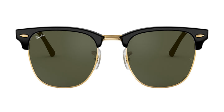 ray-ban clubmaster sunglasses | black on arista