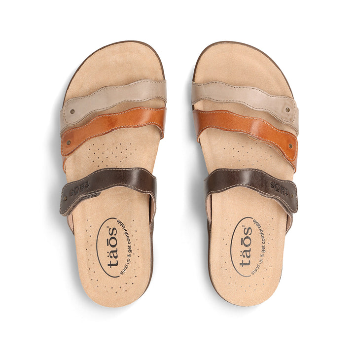 taos scribble women's | brown multi