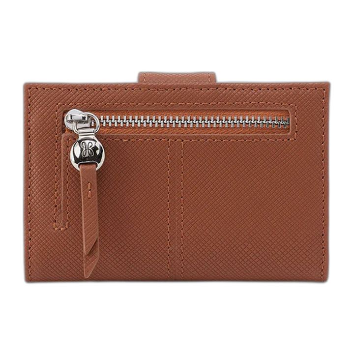hobo essential card case women's | lion (saffiano)