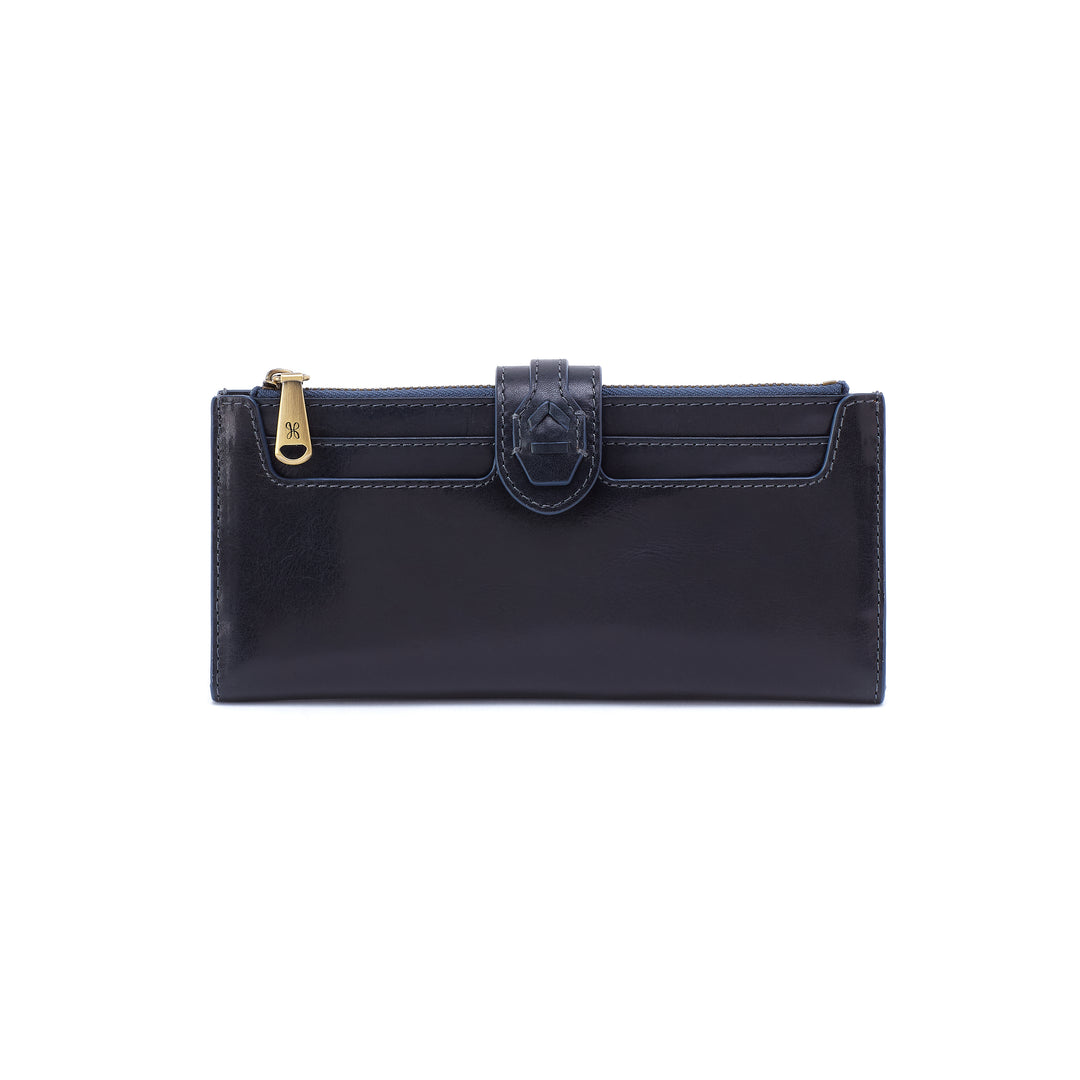 hobo dunn continental wallet women's | navy horizon