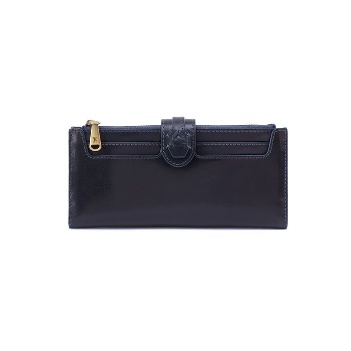 hobo dunn continental wallet women's | navy horizon