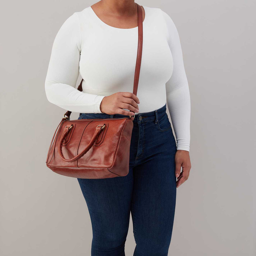 hobo expedition satchel women's | pecan ridge