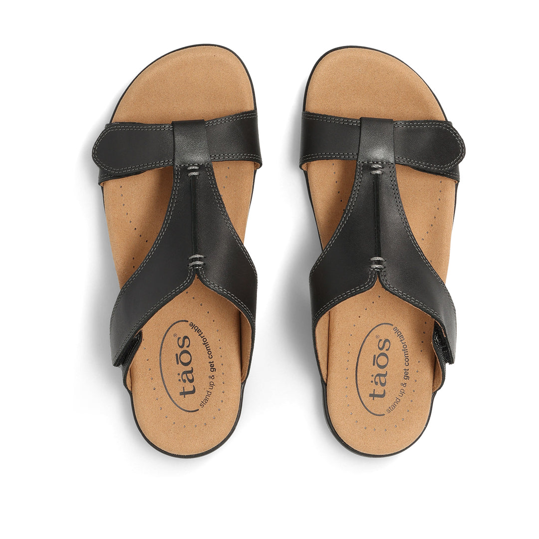 taos slide show women's | black