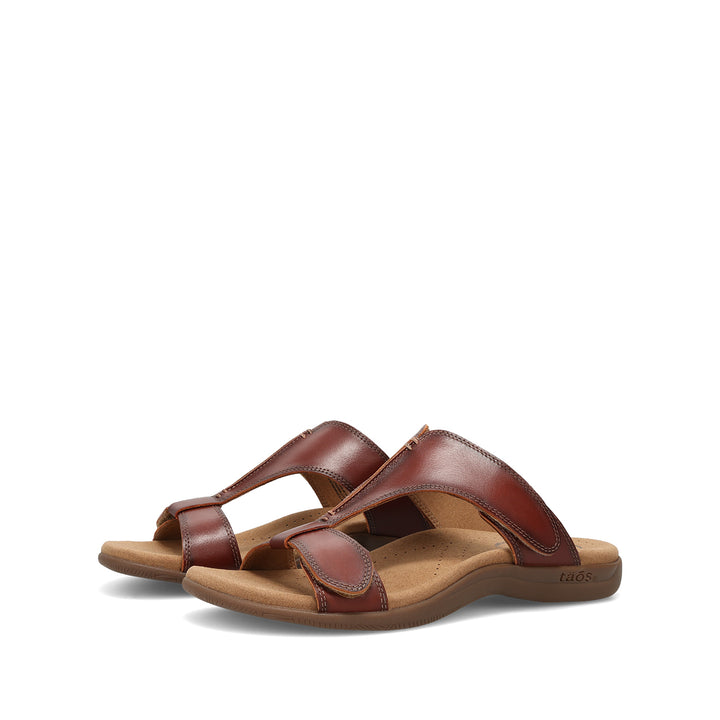 taos slide show women's | cognac