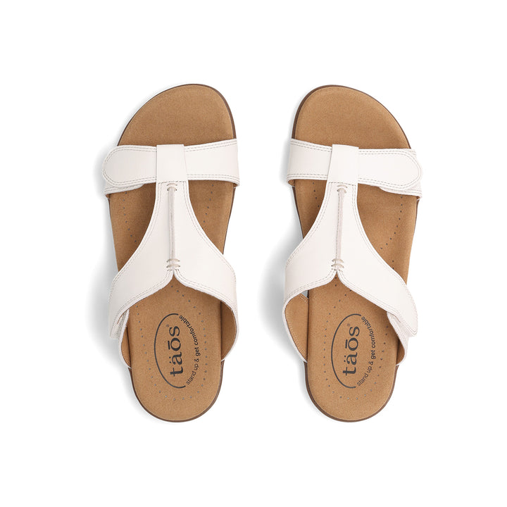 taos slide show women's | white