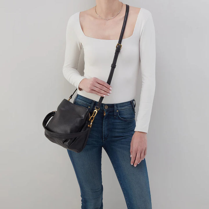 hobo starr convertible shoulder bag women's | black