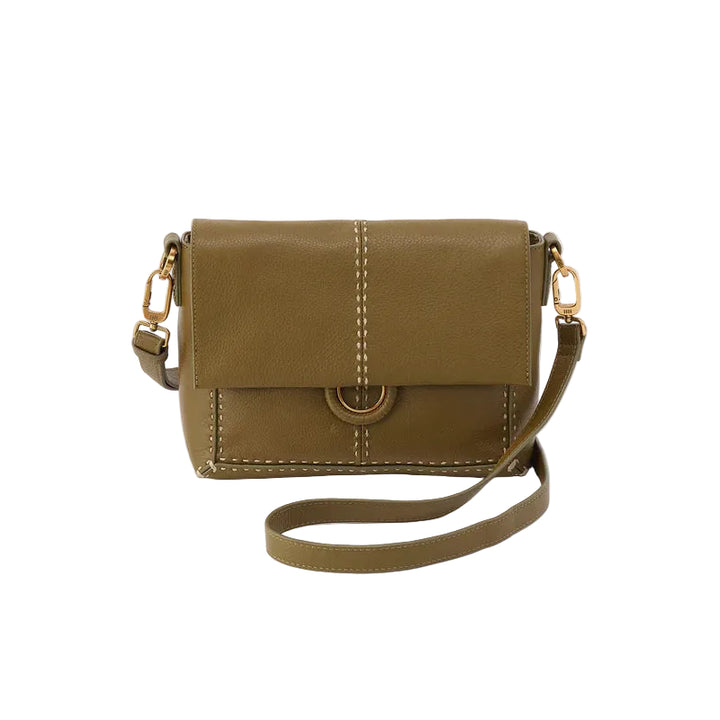 hobo austin flap crossbody women's | sunlit sage