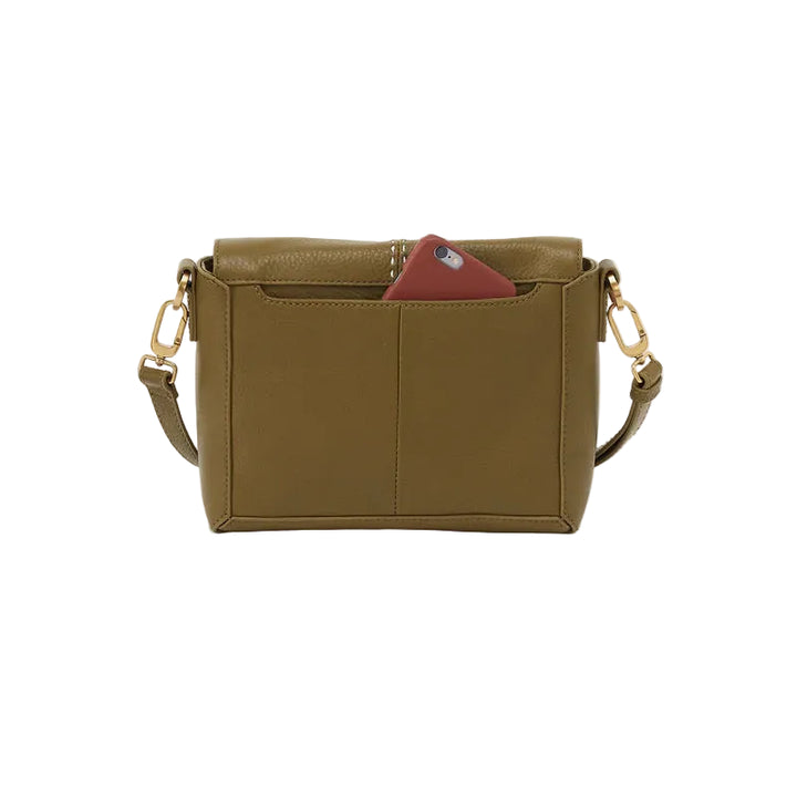hobo austin flap crossbody women's | sunlit sage