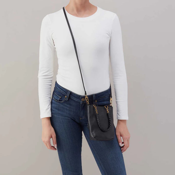 hobo tennessee mini bag women's | black