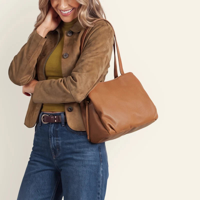 hobo starr tote women's | timber brown