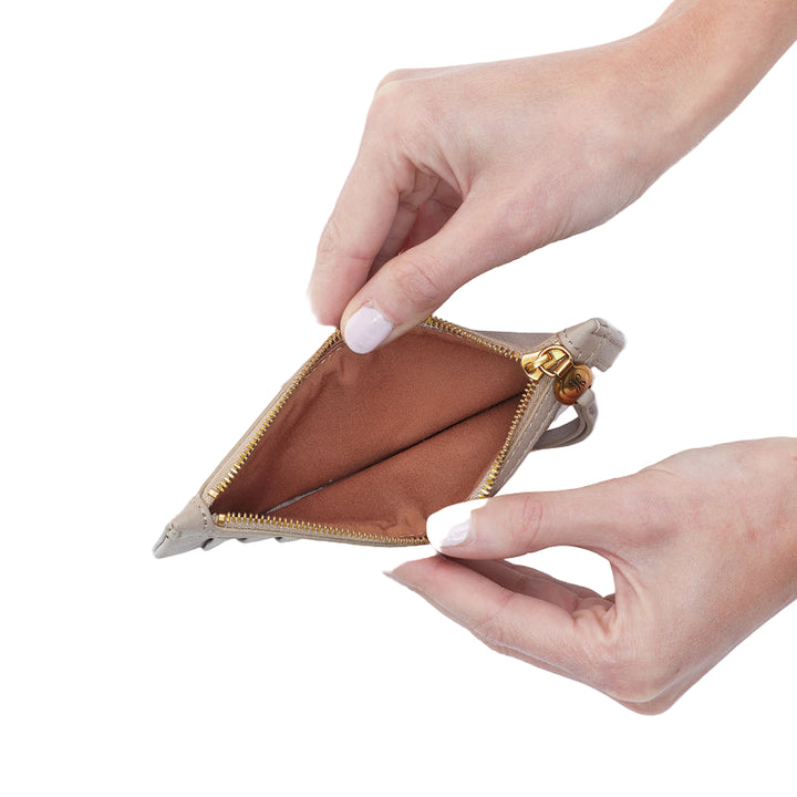hobo carte card case women's | taupe