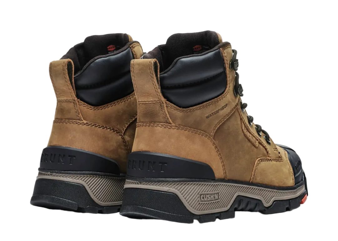 brunt perkins 6” waterproof comp toe boot men's | brown