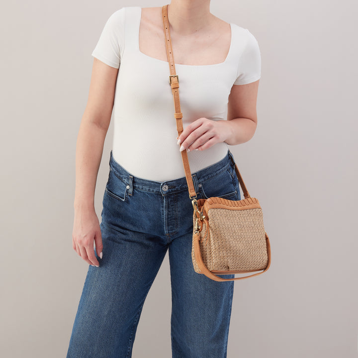 hobo starr convertible shoulder women's | meadow woven straw
