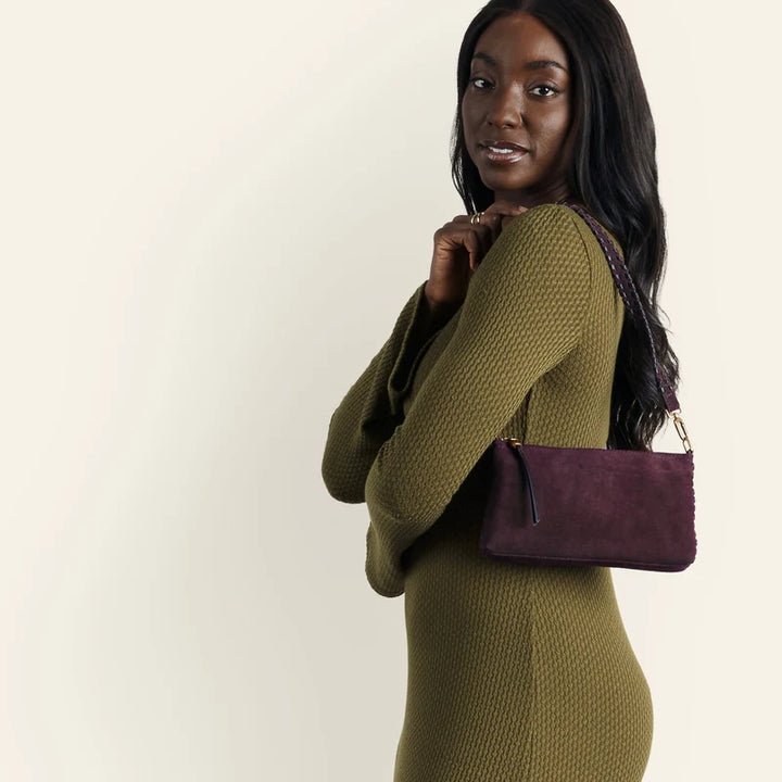 hobo darcy crossbody women's | dark cherry