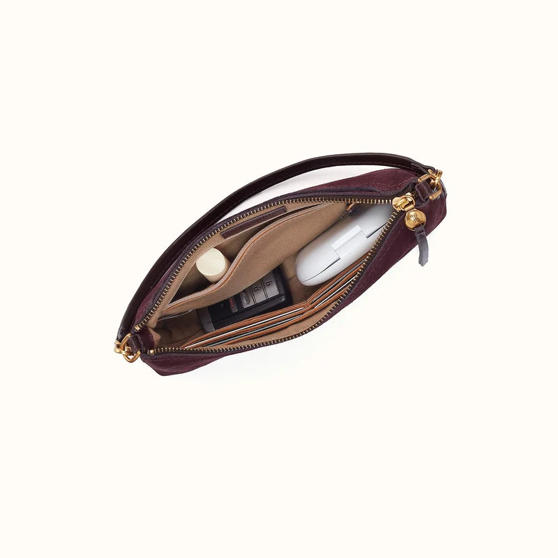 hobo darcy crossbody women's | dark cherry