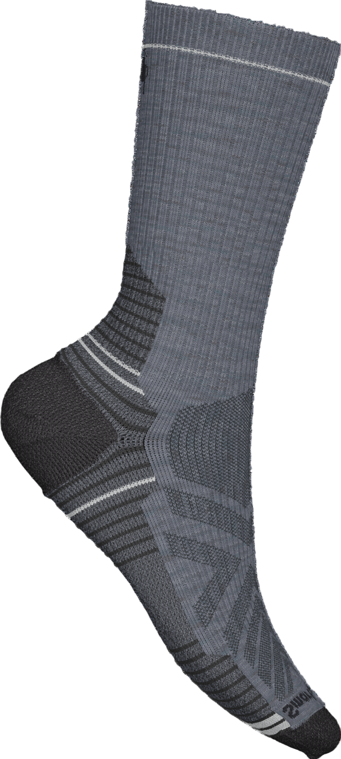 smartwool hike light cushion crew socks | med gray