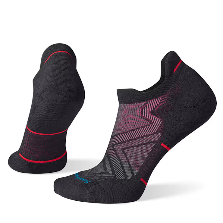 smartwool run low ankle socks women's | black