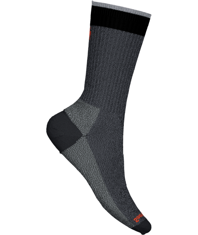 smartwool everyday rollinsville crew socks | black