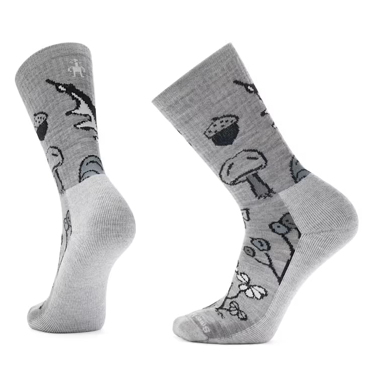 smartwool everyday forest loot crew socks | light gray