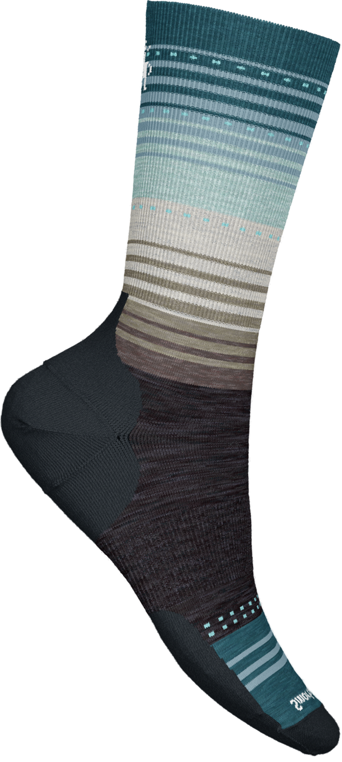 smartwool everyday stitch stripe crew socks | charcoal-ash