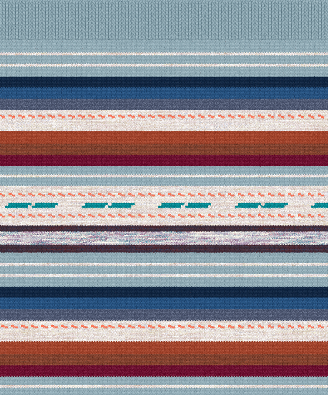 smartwool everyday margarita crew | serene blue