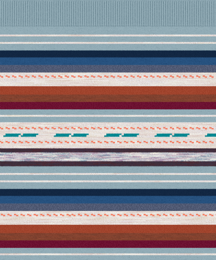 smartwool everyday margarita crew | serene blue