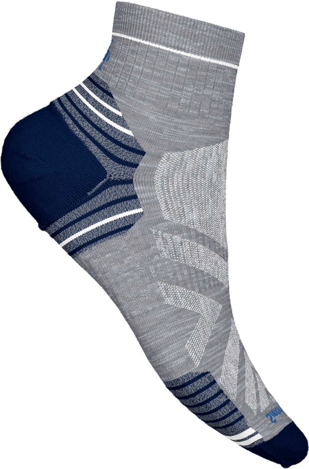 smartwool hike targeted cushion ankle | light gray