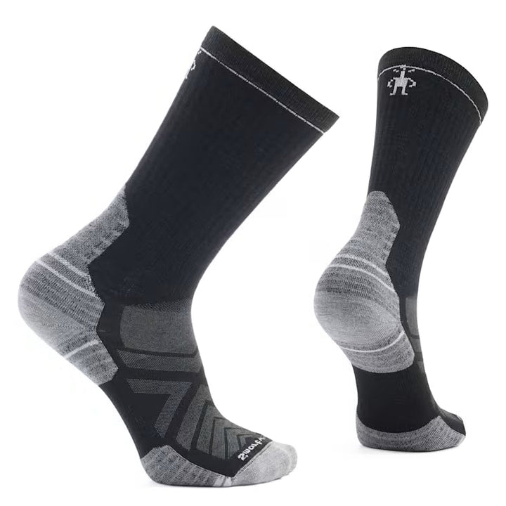 smartwool hike targeted cushion crew socks | black