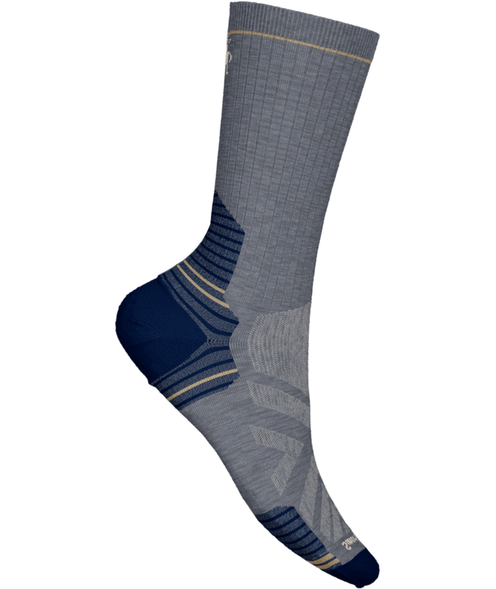 smartwool hike targeted cushion crew socks | medium gray