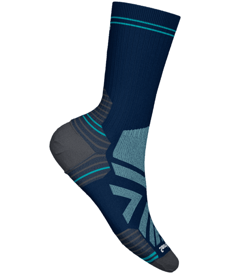 smartwool hike targeted cushion crew socks women's | deep navy