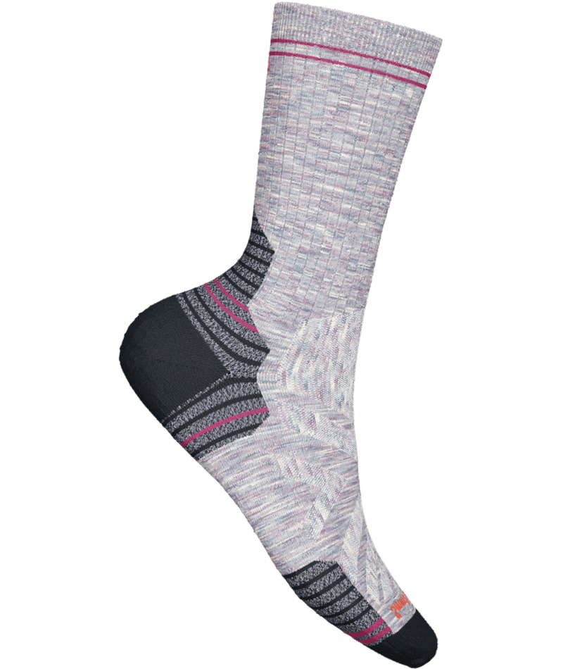 smartwool hike targeted cushion crew socks women's | purple eclipse
