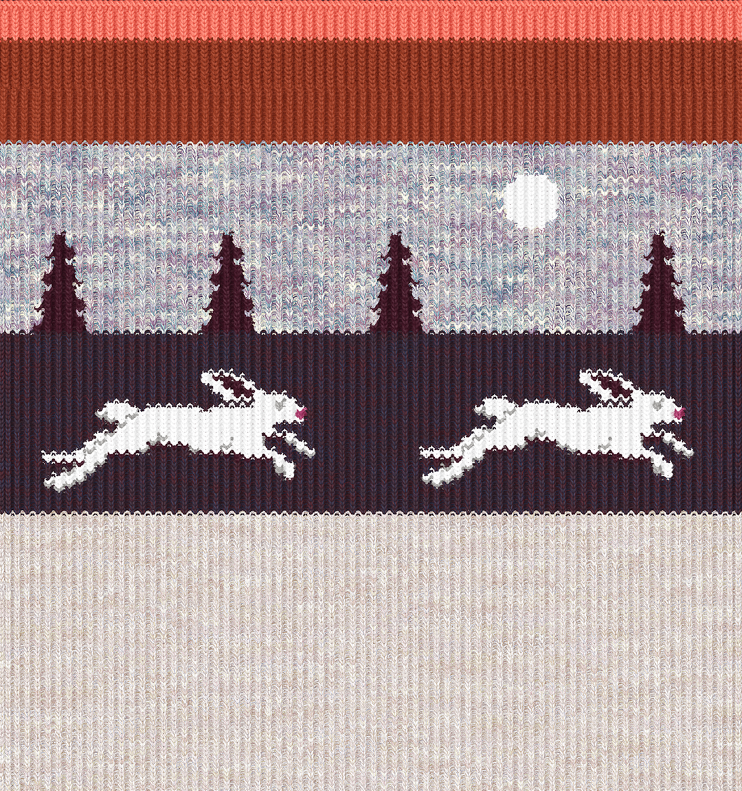 smartwool everyday hare chase crew socks | moonbeam