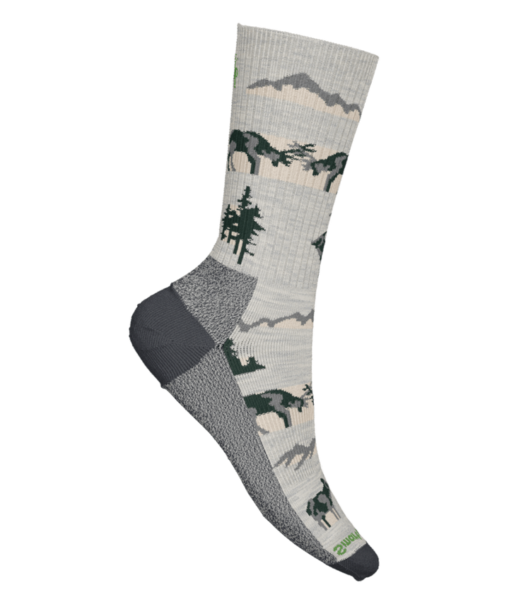 smartwool everyday horns clash crew socks | ash