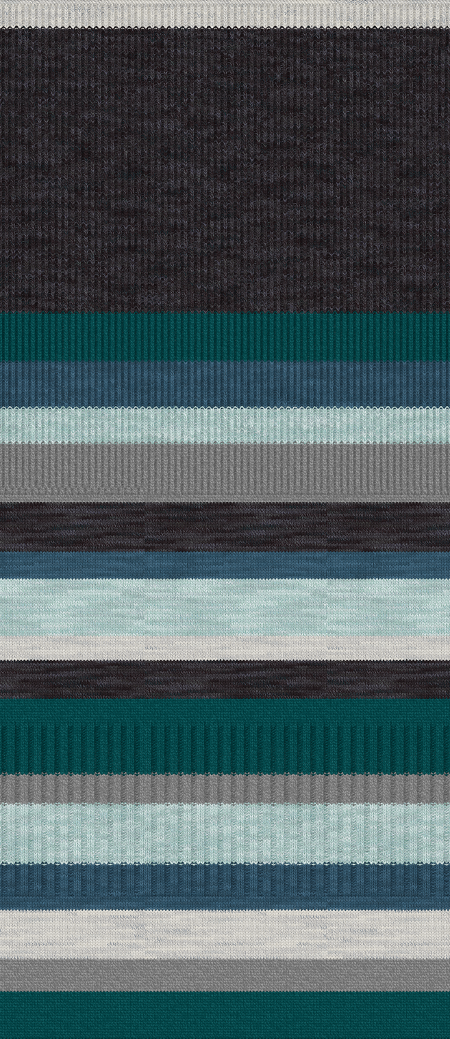 smartwool everyday multi-stripe crew socks | 