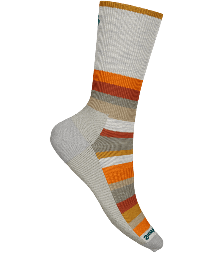 smartwool everyday multi-stripe crew socks | ash