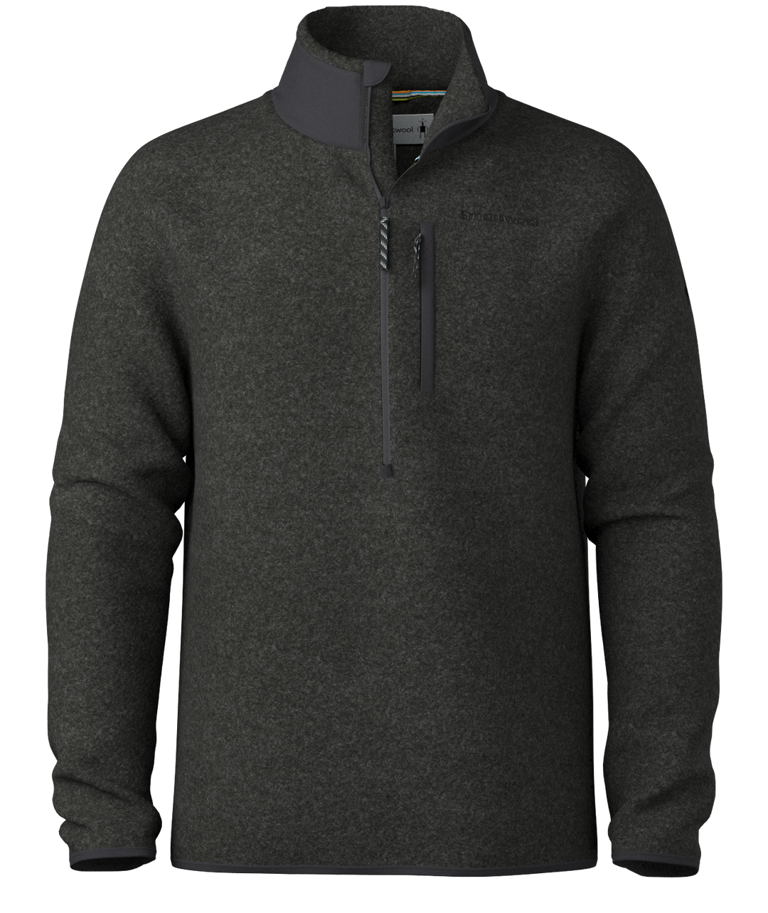 smartwool second cut™ fleece 1/2 zip men's | charcoal