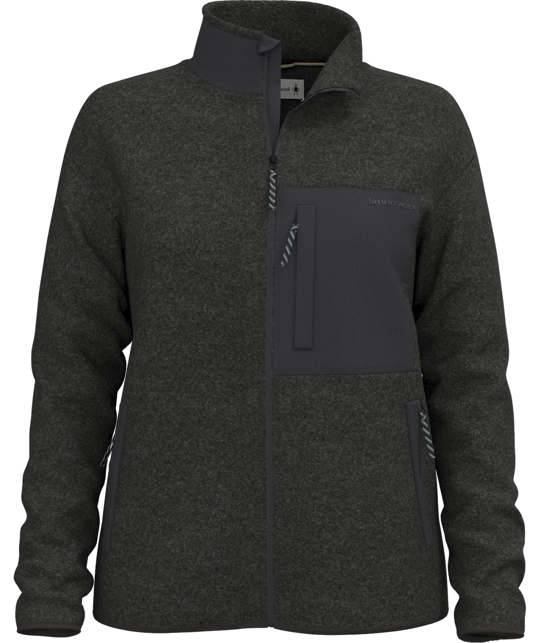 smartwool second cut™ fleece jacket women's | charcoal